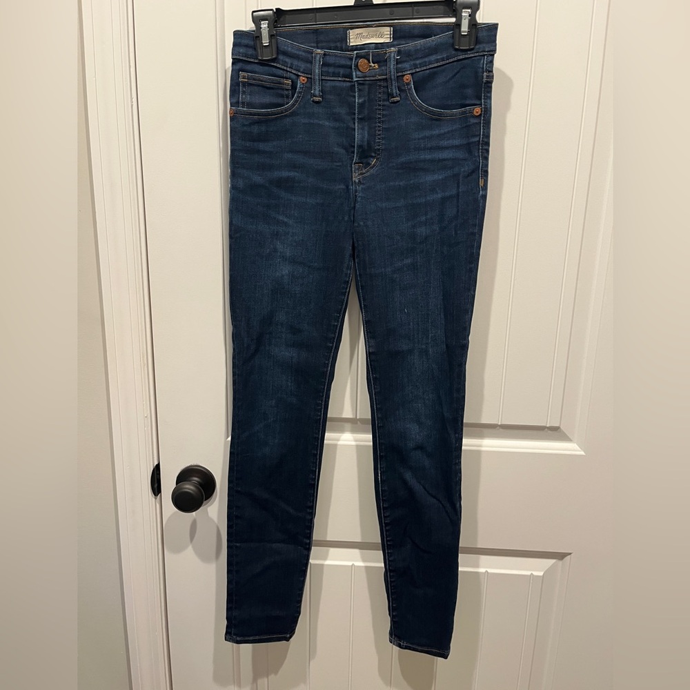 Madewell 9” high rise skinny jeans Women's Blue Jeans size 25